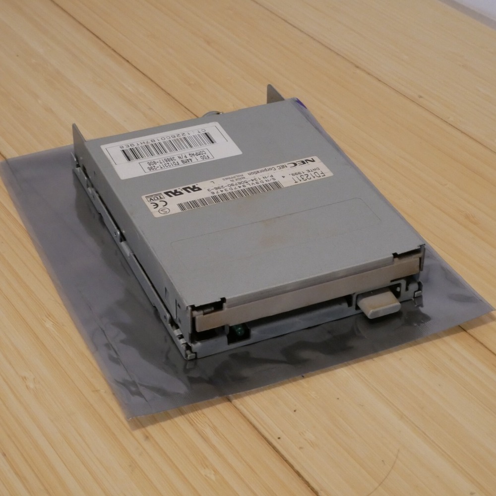 NEC HP 3.5 inch Floppy Disk Drive FD1231T Internal Desktop 1.44MB Tested - 38